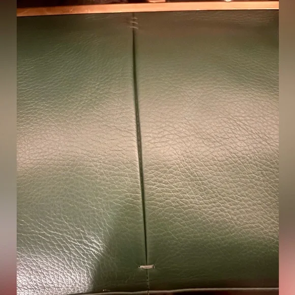 American Leather Co Grace Oversized Clutch NWT - Picture 5 of 14